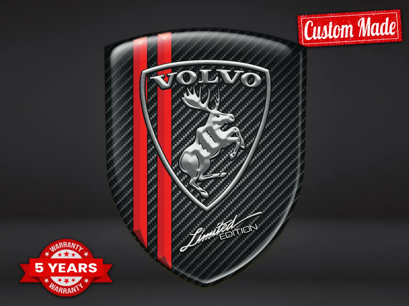 Volvo Custom Car Decals Racing Luxury Minimal Durable